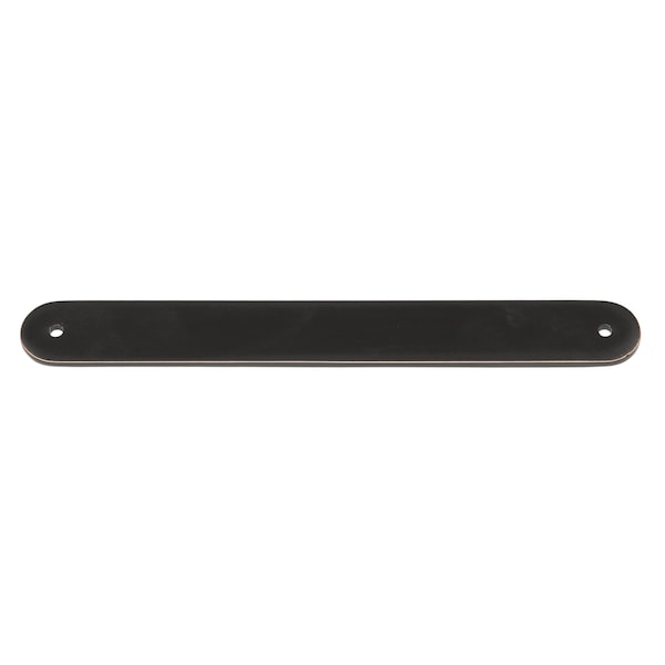 Gliderite Hardware 8 in. Oil Rubbed Bronze Rounded Back Plate 7 in. Center to Center - 8343-178-ORB 8343-178-ORB-1 - main